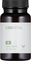 CBD VITAL Pure CBD 9 Packung mit Schraubverschluss Vorderseite
