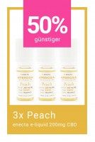 Enecta Ambrosia CBD Liquid Peach Sparpaket
