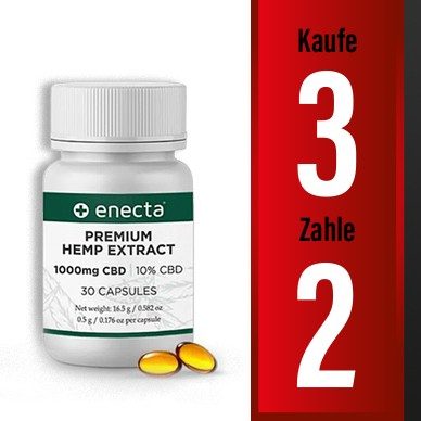 3 X Enecta CBD Kapseln 10%