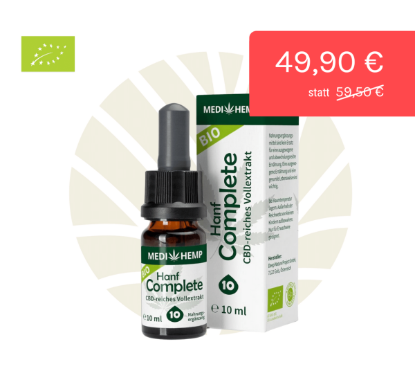 Medihemp Bio Hanf Natural Aromal 10% | 10 ml