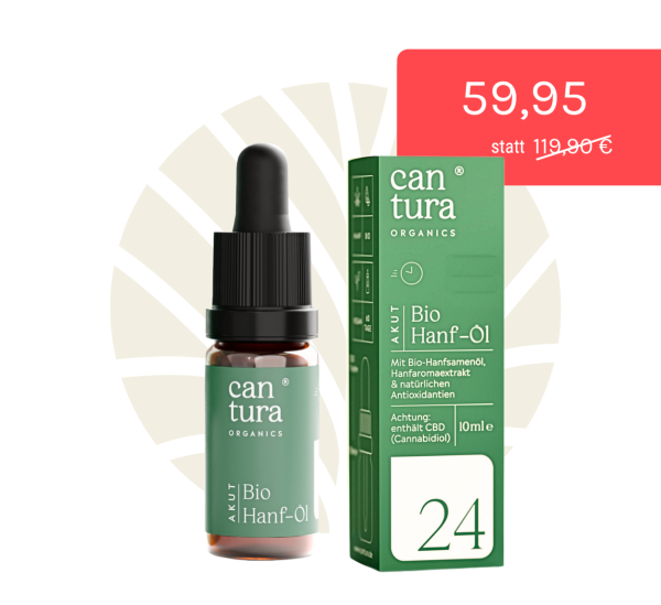 Cantura AKUT 24 | Bio-Hanf-Öl 10 ml