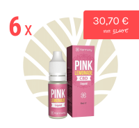 Harmony Vorteilsbundle CBD Liquid Pink Lemonade 10ml Flasche & Verpackung & Rabatt