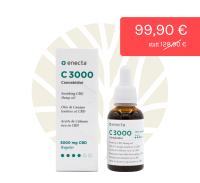 Enecta CBD Gesichtsöl C 3000 - 30 ml Flasche & Verpackung & Rabatt