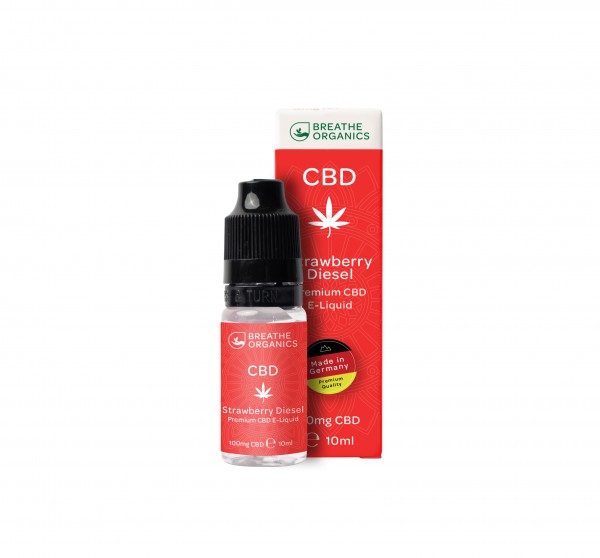 Breathe Organics CBD E-Liquid Strawberry Diesel