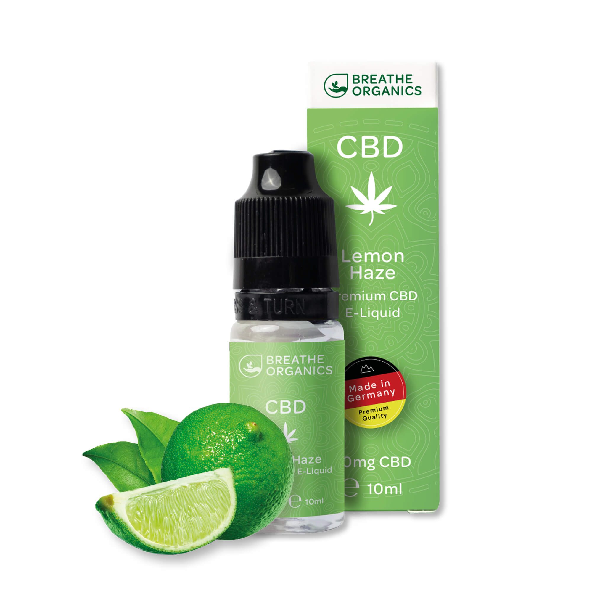 Breathe Organics CBD E-Liquid Super Lemon Haze