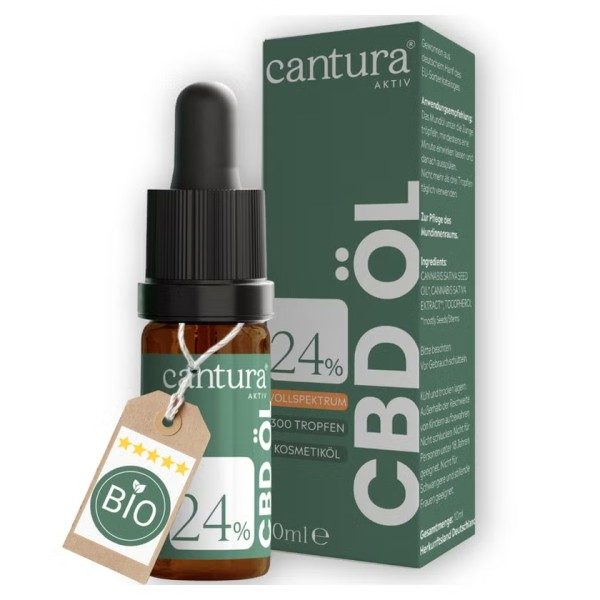 Cantura AKTIV 24 | CBD-Mund-Öl 10 ml