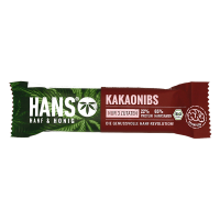 HANS Brainfood BIO-HANFRIEGEL KAKAONIBS Vorderseite