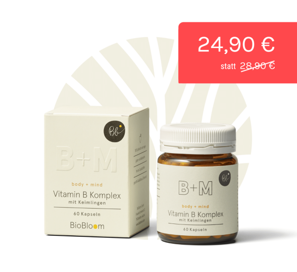 BioBloom Natural Mind - Vitamin B Komplex Dose & Verpackung & Rabatt