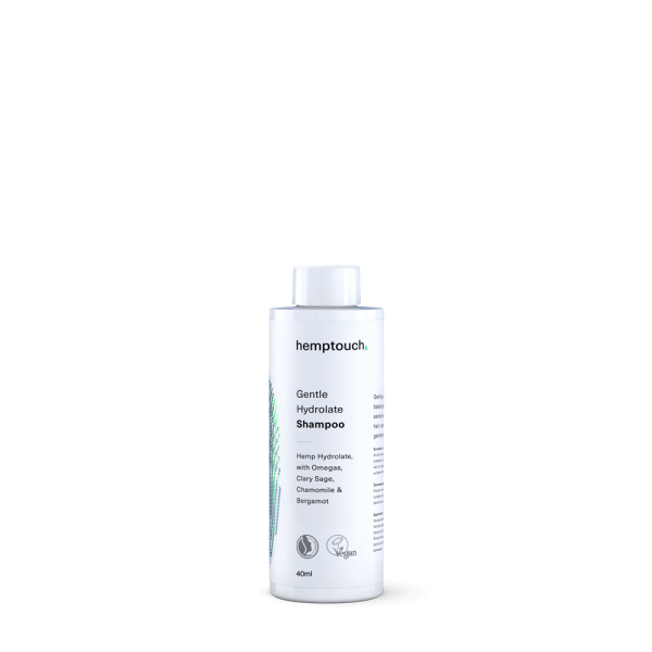 Hemptouch Gentle Hydrolate Shampoo / Duschgel 40 ml Flasche Vorderseite