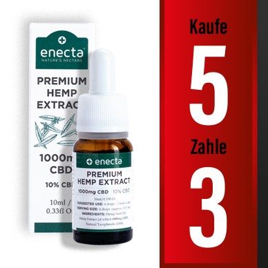 5 X Enecta CBD Öl 10% | 10ml
