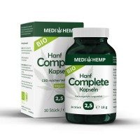 MEDIHEMP Hanf Complete CBD Kapseln 2,5%