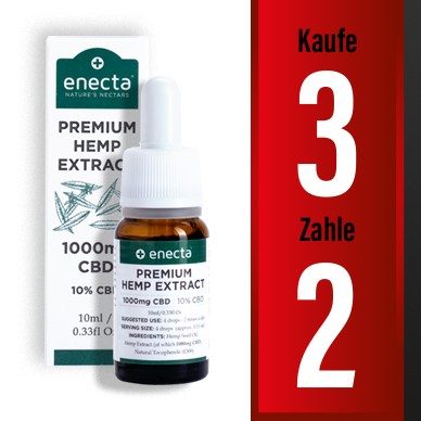 3 X Enecta CBD Öl 10% | 10ml