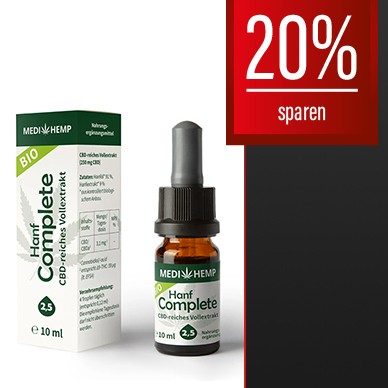 Medihemp Hanf Complete CBD Öl 2,5% | 10ml