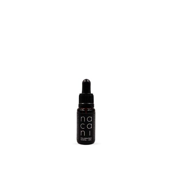 Nacani Vollspektrum CBD-Hanföl 10 ml 280 mg CBD Flasche Front