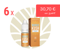 Harmony Vorteilsbundle CBD Liquid Mango Kush 10ml Flasche & Verpackung & Rabatt