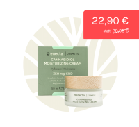 Enecta Cannabidiol Feuchtigkeitscreme 350 mg Verpackung & Dose & Rabatt